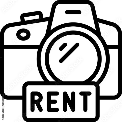 DSLR Camera Rental Icon