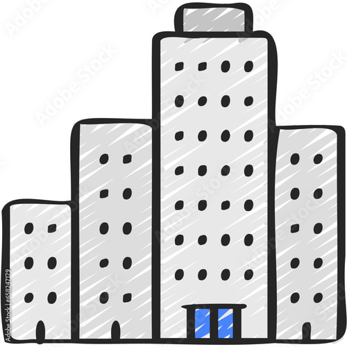 City Scape Buildings Icon