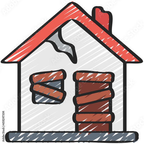 Derelict Building Icon