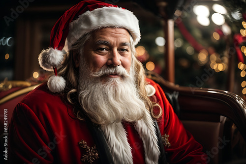 portrait of santa claus, generated with AI