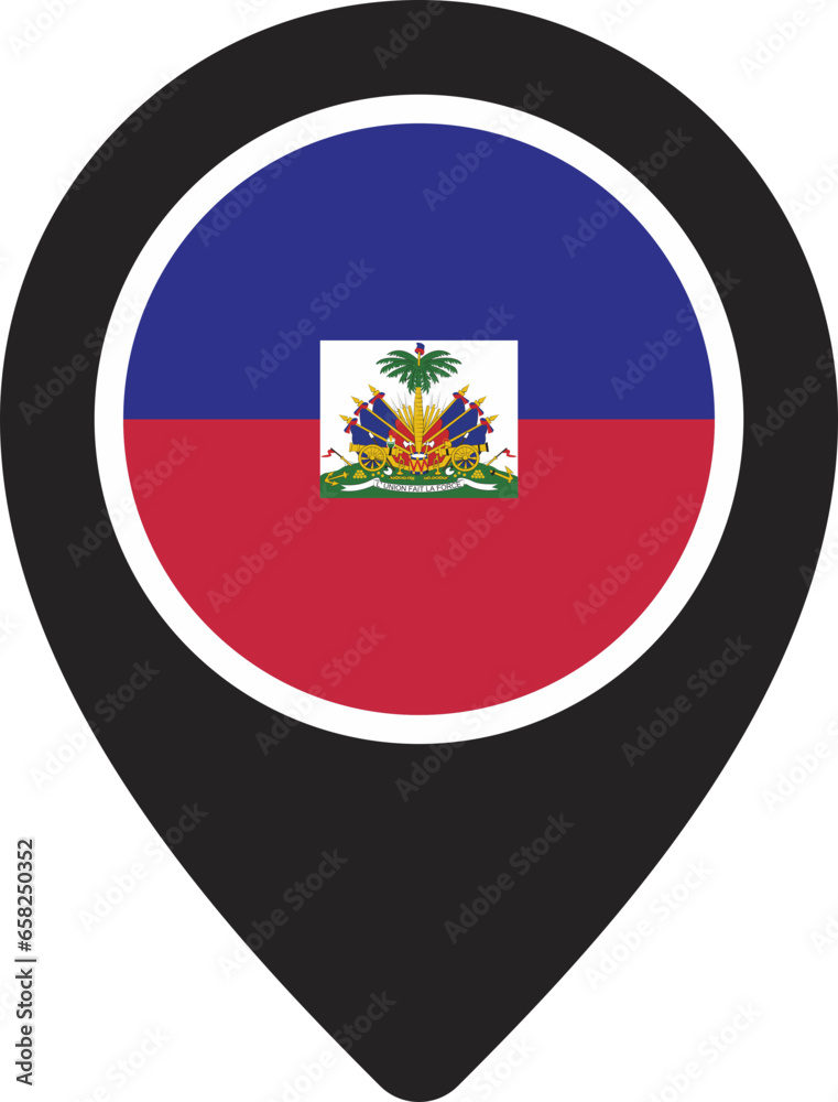 Fototapeta premium Country Flag Location Icon