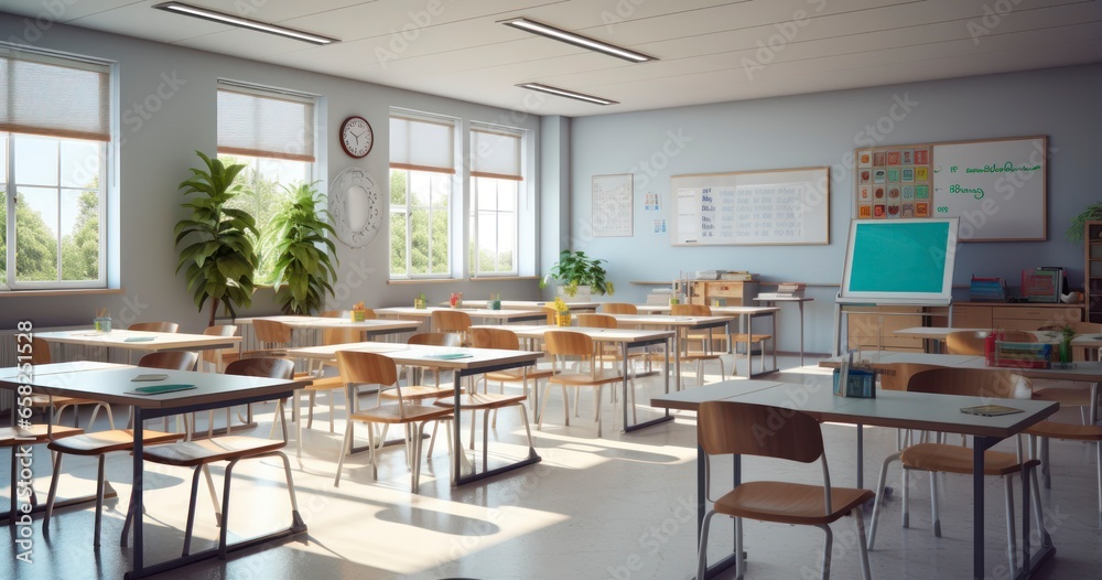 The Quietude of an Empty Classroom. Generative AI