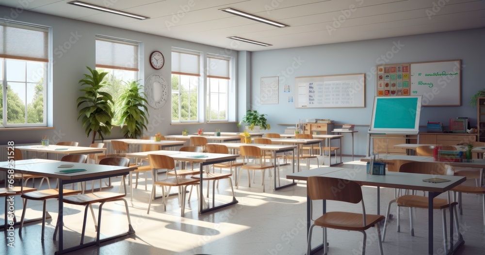 The Quietude of an Empty Classroom. Generative AI The Quietude of an Empty Classroom. Generative AI