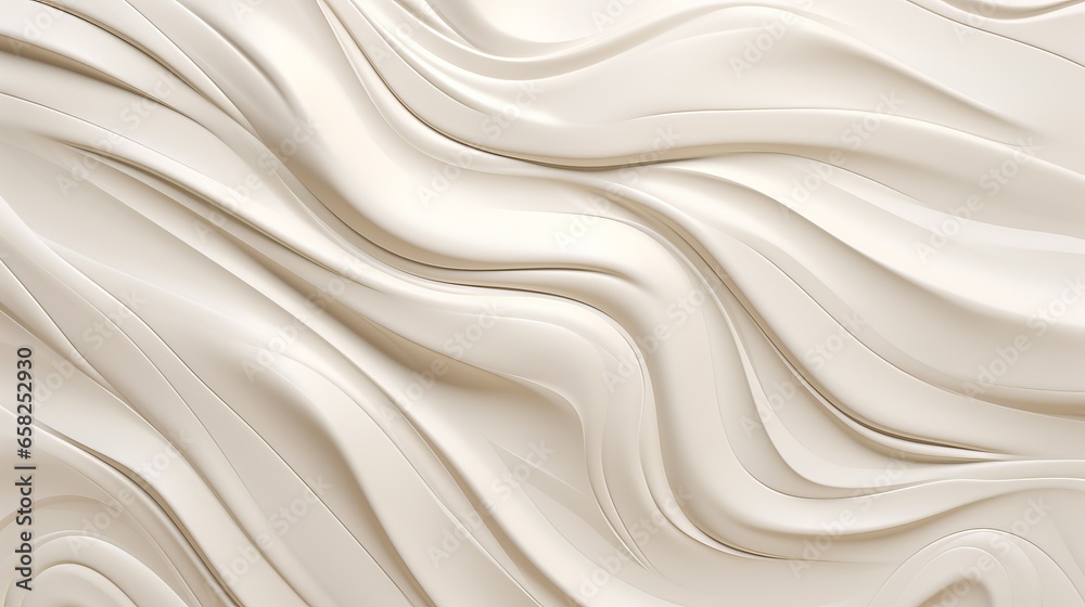 Obraz premium Abstract white texture with waves.