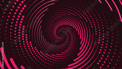 Abstract spiral pink color vortex background.