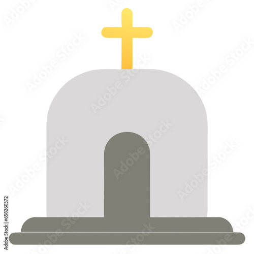 isolated tomb icon