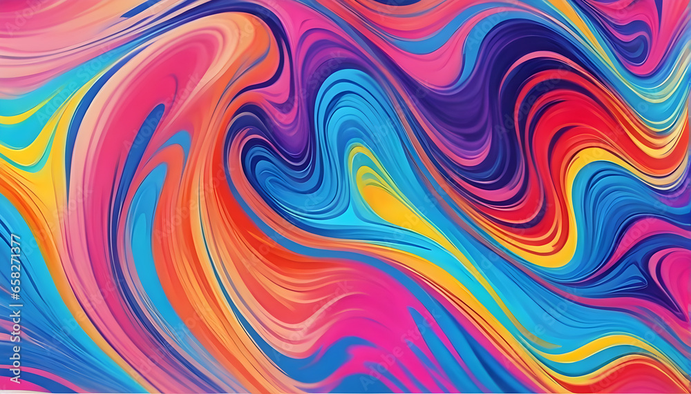 Abstract marbled acrylic paint ink painted waves painting texture colorful background banner - Bold colors, rainbow color swirls wave white Abstract marbled acrylic paint ink painted waves painting texture colorful background banner - Bold colors, rainbow color swirls wave white