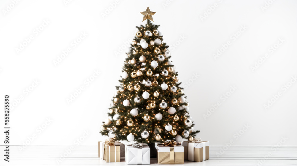 A Christmas tree adorned with sparkling lights stands tall in a festive room, bringing joy and warmth to all who see it. A Christmas tree adorned with sparkling lights stands tall in a festive room, bringing joy and warmth to all who see it.