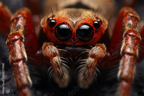 Close-up picture of a spider. © Gun