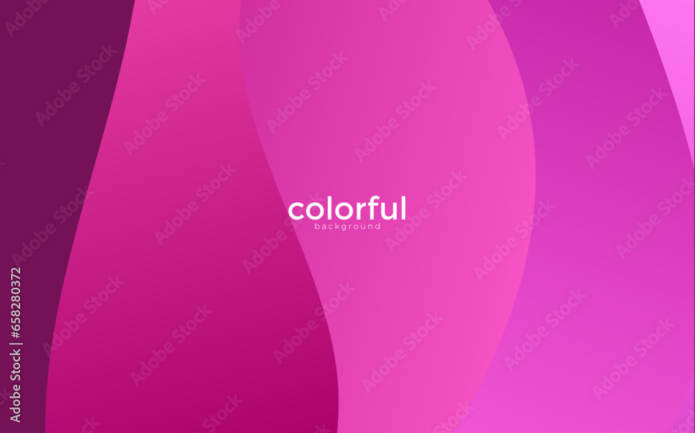 Pink background with a ribbon
