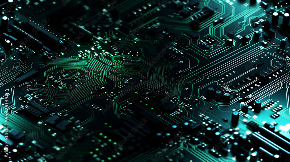 Electronics board, Circuit board electronic, hi - tech, pattern, repeating, high detail, green - Seamless tile. Endless and repeat print. Electronics board, Circuit board electronic, hi - tech, pattern, repeating, high detail, green - Seamless tile. Endless and repeat print.