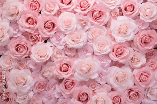 Pink roses background