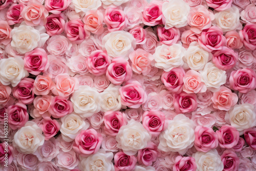 Pink roses background © Venka