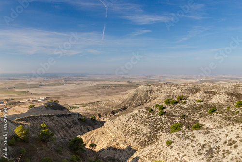 El municipio de La Almolda en la Comarca de los Monegros en la provincia de Zaragoza 