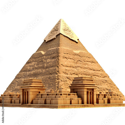 pyramids of giza on transparent background PNG
