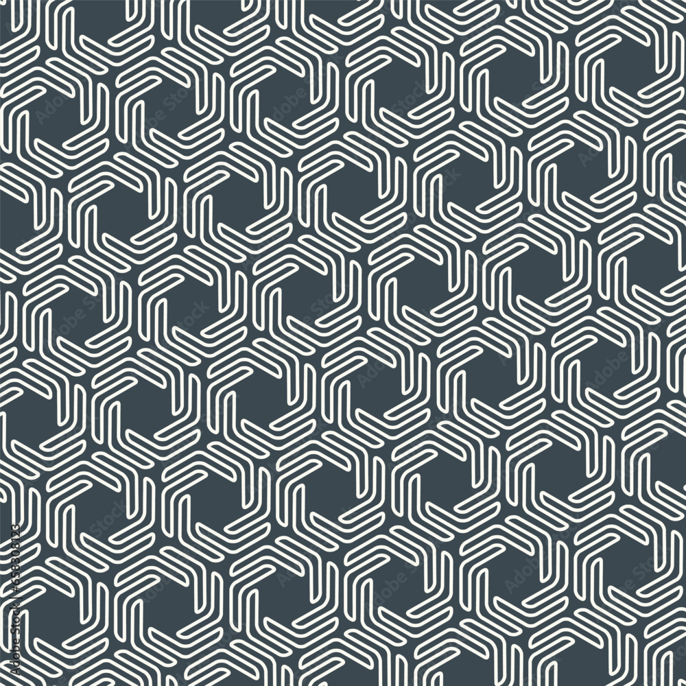 Vector seamless pattern. Modern stylish texture. Repeating geometric background
