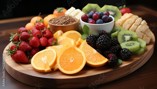 Fresh fruit platter 