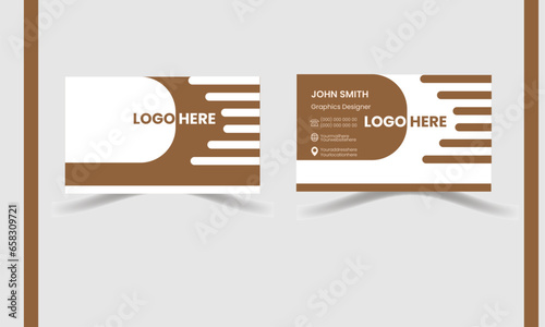 A simple and classic business card which gives off reassuring vibes