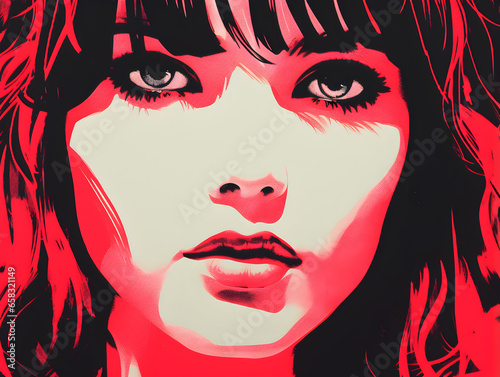 Neo Pop Art of woman  photo