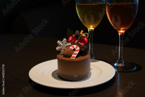 Chocolate Mousse for Christmas Celebration