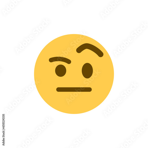 Face with Raised Eyebrow