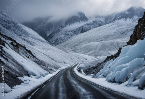 Paisaje nevado

