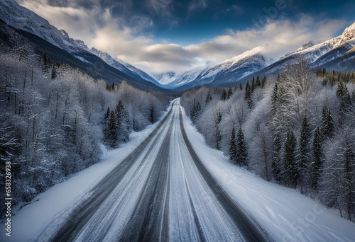 Paisaje nevado
