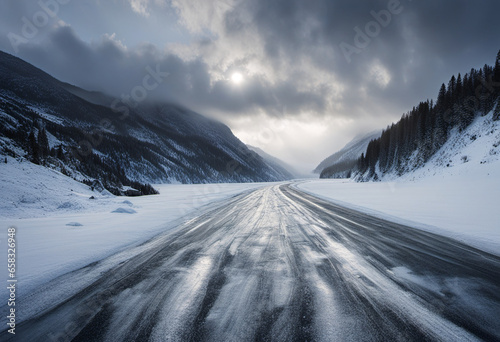 Paisaje nevado
