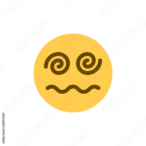 Face with Spiral Eyes