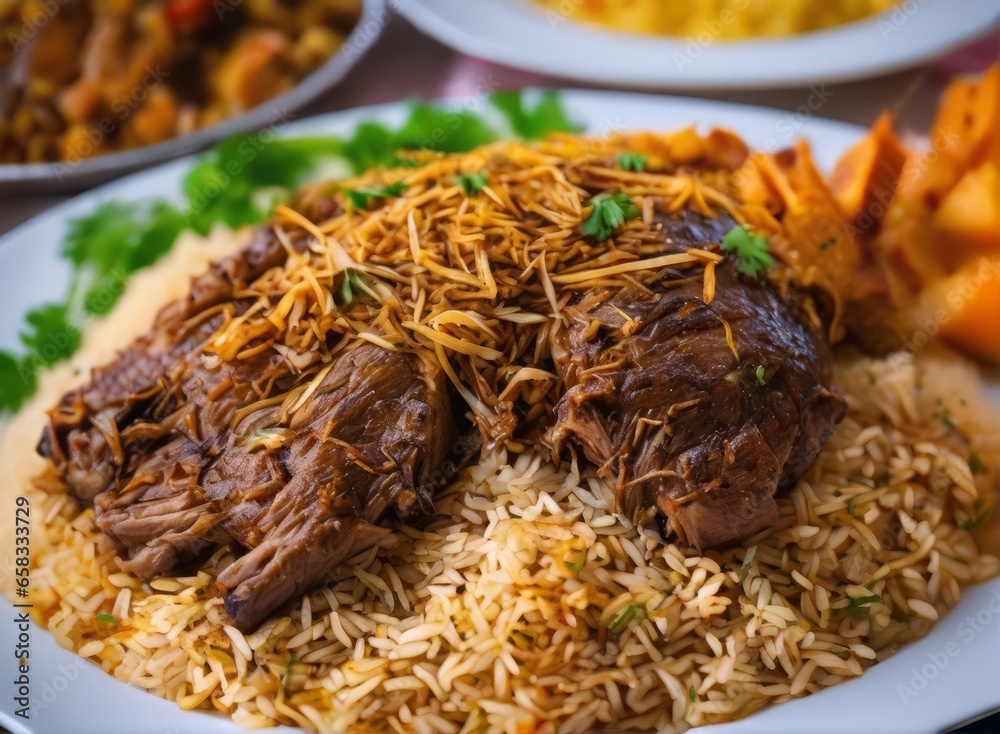 Arab Kabsa Food 