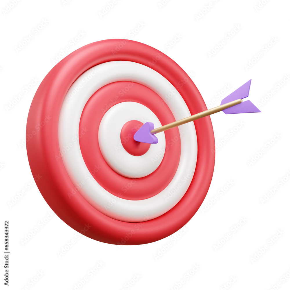 Business Goal 3d illustration or 3d business target 3d illustration Business Goal 3d illustration or 3d business target 3d illustration