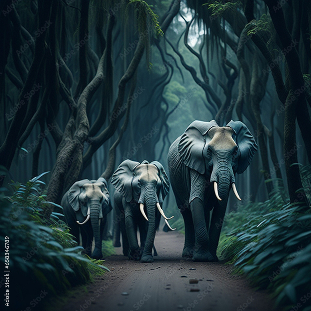 Elephant photography, generative ai Elephant photography, generative ai