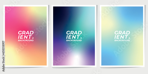 Abstract gradient background. Holographic abstract fantasy backdrop with fairy sparkle for poster, banner, flyer, magazine, cover, brochure, festival, or event.