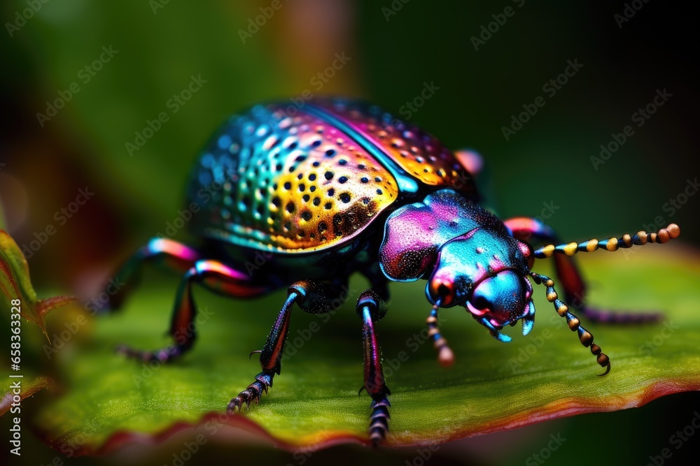 Macro shots of colorful beetle insects Macro shots of colorful beetle insects