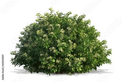 A vibrant green shrub with colorful flowers  a stunning testament to the beauty of gardening and nature.