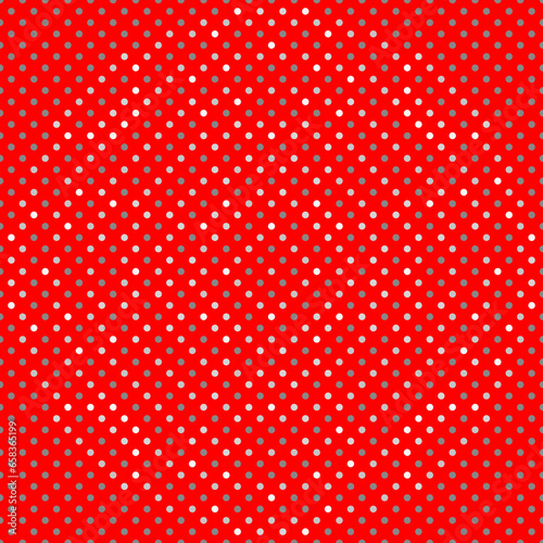 Surface pattern with symmetric geometric ornament. Round spots texture. Circles abstract background. Polka dot motif. For digital paper, textile print, web design. Vector art illustration