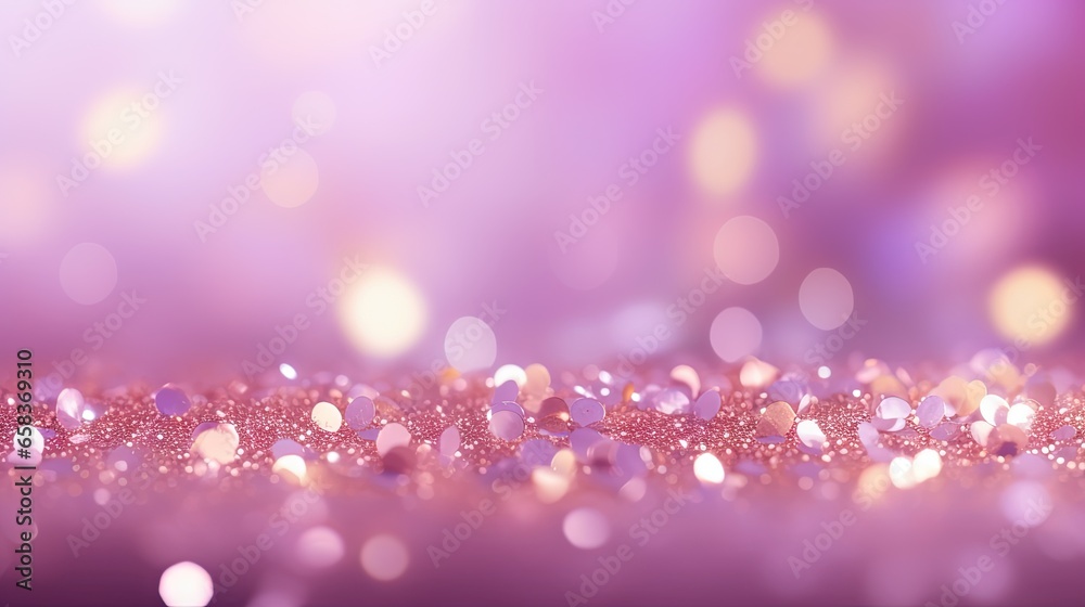 a blurry photo of a pink and purple background with lots of sparkle.  generative ai