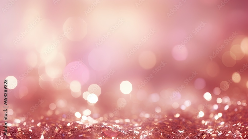 a blurry photo of a pink background with lots of sparkle.  generative ai