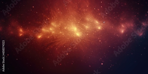 background with abstract stars and particles