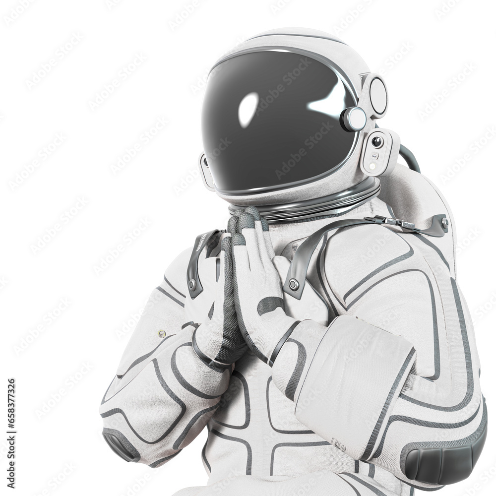astronaut is praying astronaut is praying