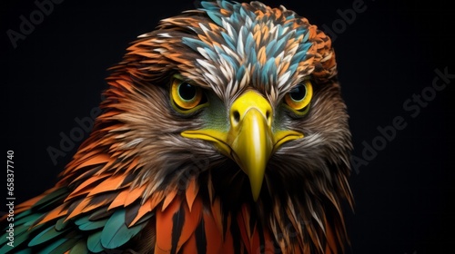 Close up of a hawks