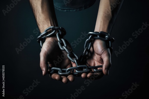 Prisoners Hands In Chains. Сoncept 1. Human Rights Abuses In Prisons, 2. Prison Reform And Rehabilitation, 3. Impact Of Incarceration On Mental Health, 4. Strategies To Reduce Recidivism.