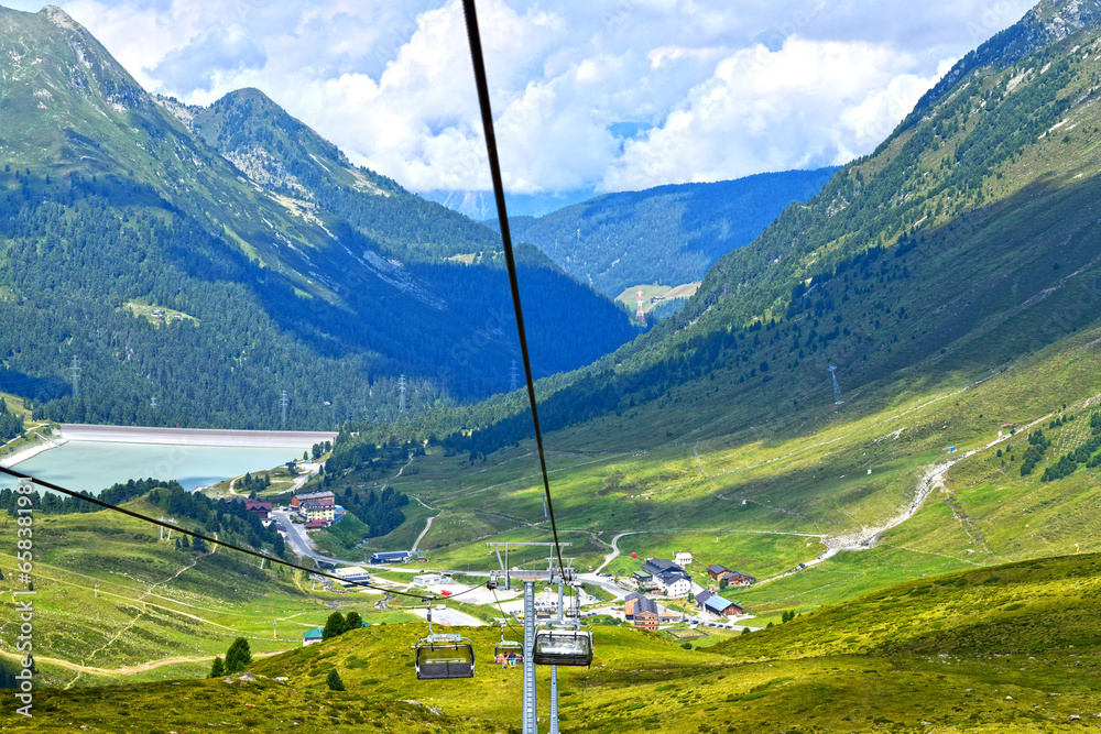 Adesivo Pubblicitario Kühtai Stubaier Alpen Imst Tirolo Austria