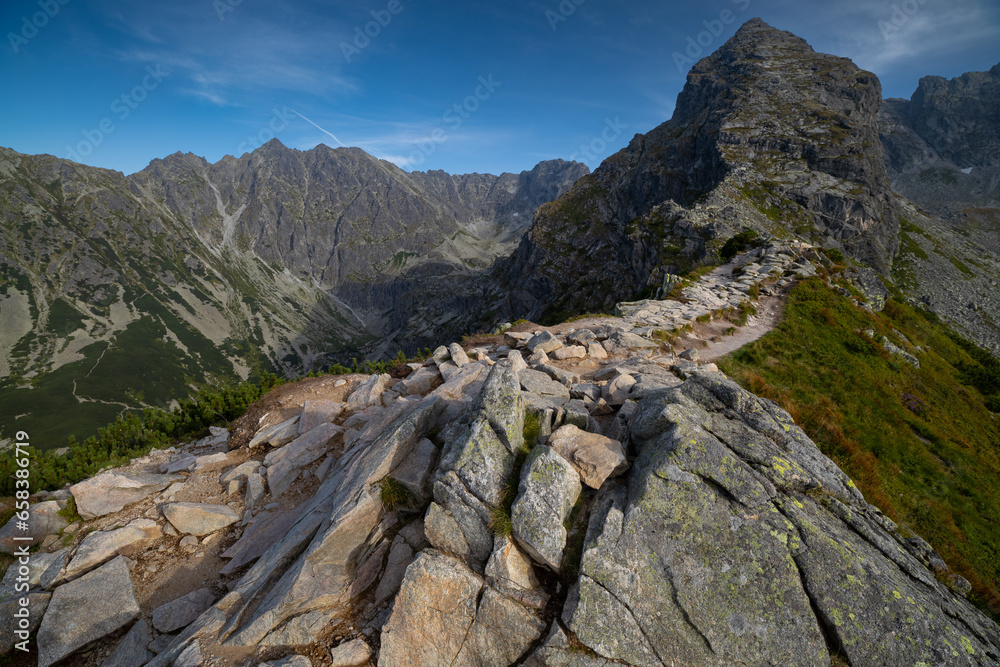 Tatra Mountains Koscielec - obrazy, fototapety, plakaty 