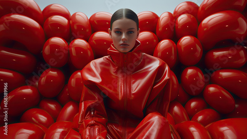 Breathtaking, modern balenciaga photography. photo