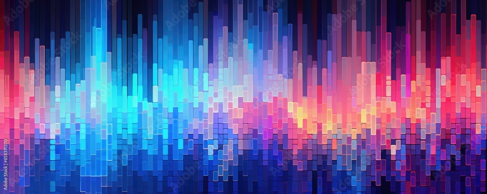 Colorful abstract glitch background