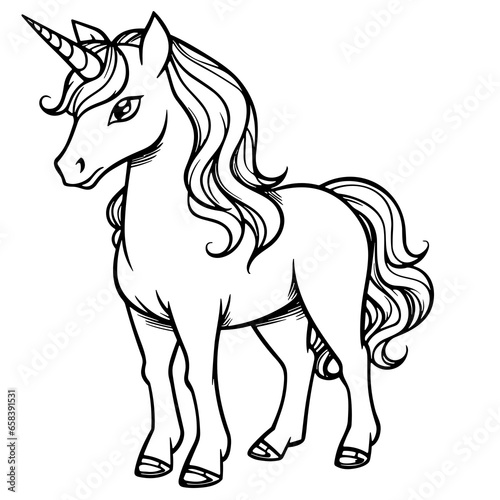 Wallpaper Mural vector illustration of unicorn Torontodigital.ca