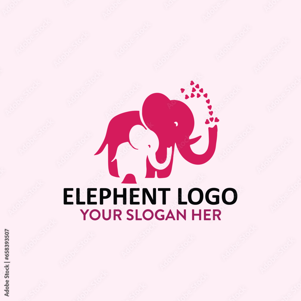 elephants logo design vector elephants logo design vector
