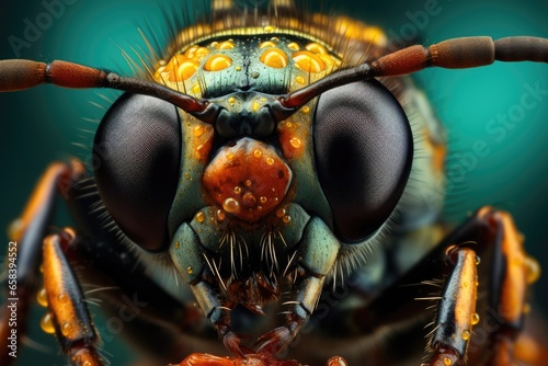 Macrozoom of insect eyes and their amazing details 