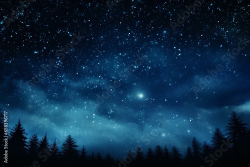 Night sky with Scorpio constellation. Generative AI © Dmytro